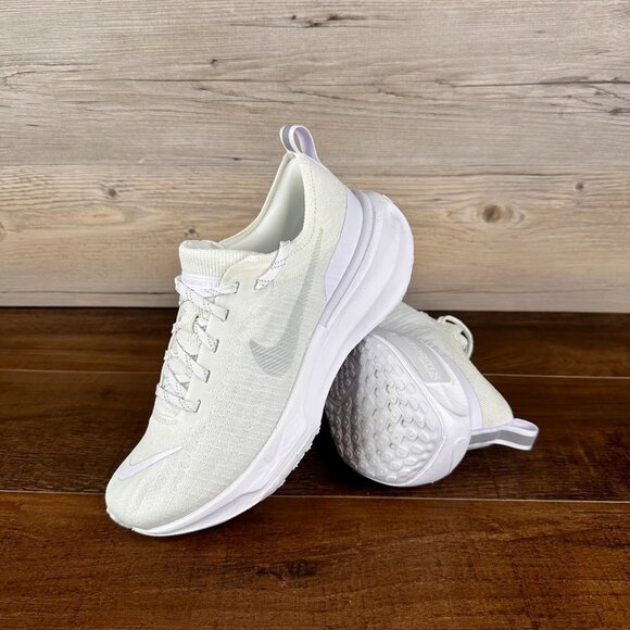Nike ZoomX Invincible Run FK 3 Womens Size 8.5 White Photon Dust DR2660 103 - Picture 1 of 9